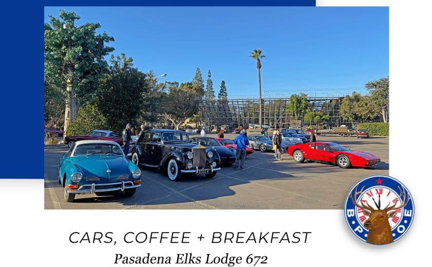 Pasadena Elks Cars & Coffee