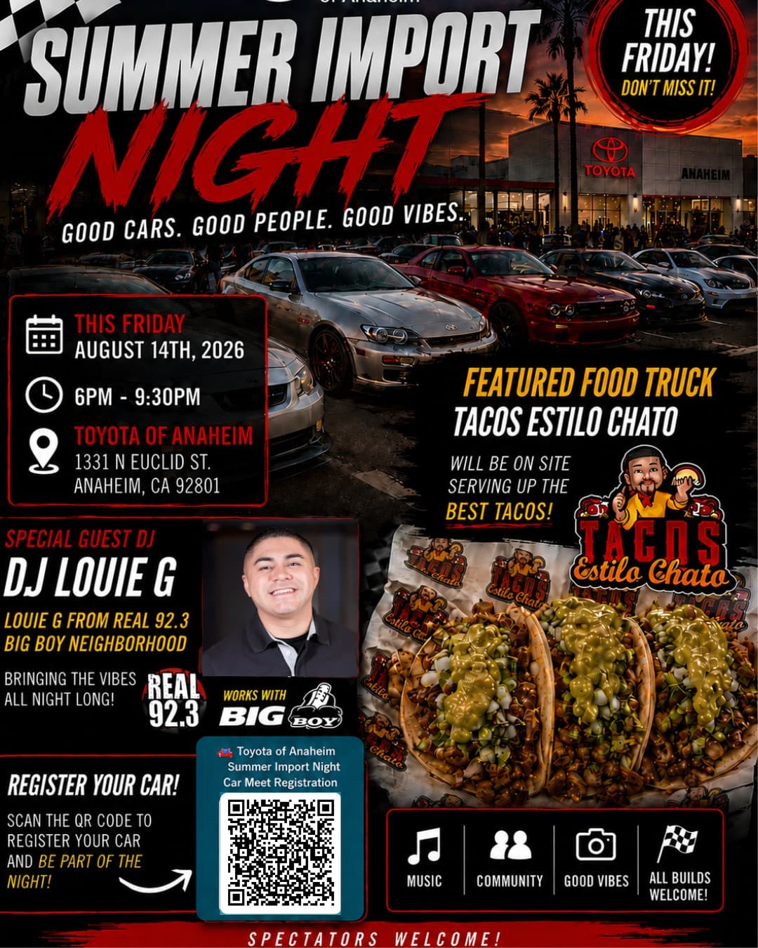 Summer Night Car Meet at Toyota of Anaheim