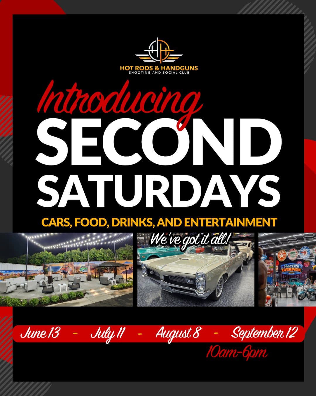 Second Saturdays at Hot Rods & Handguns