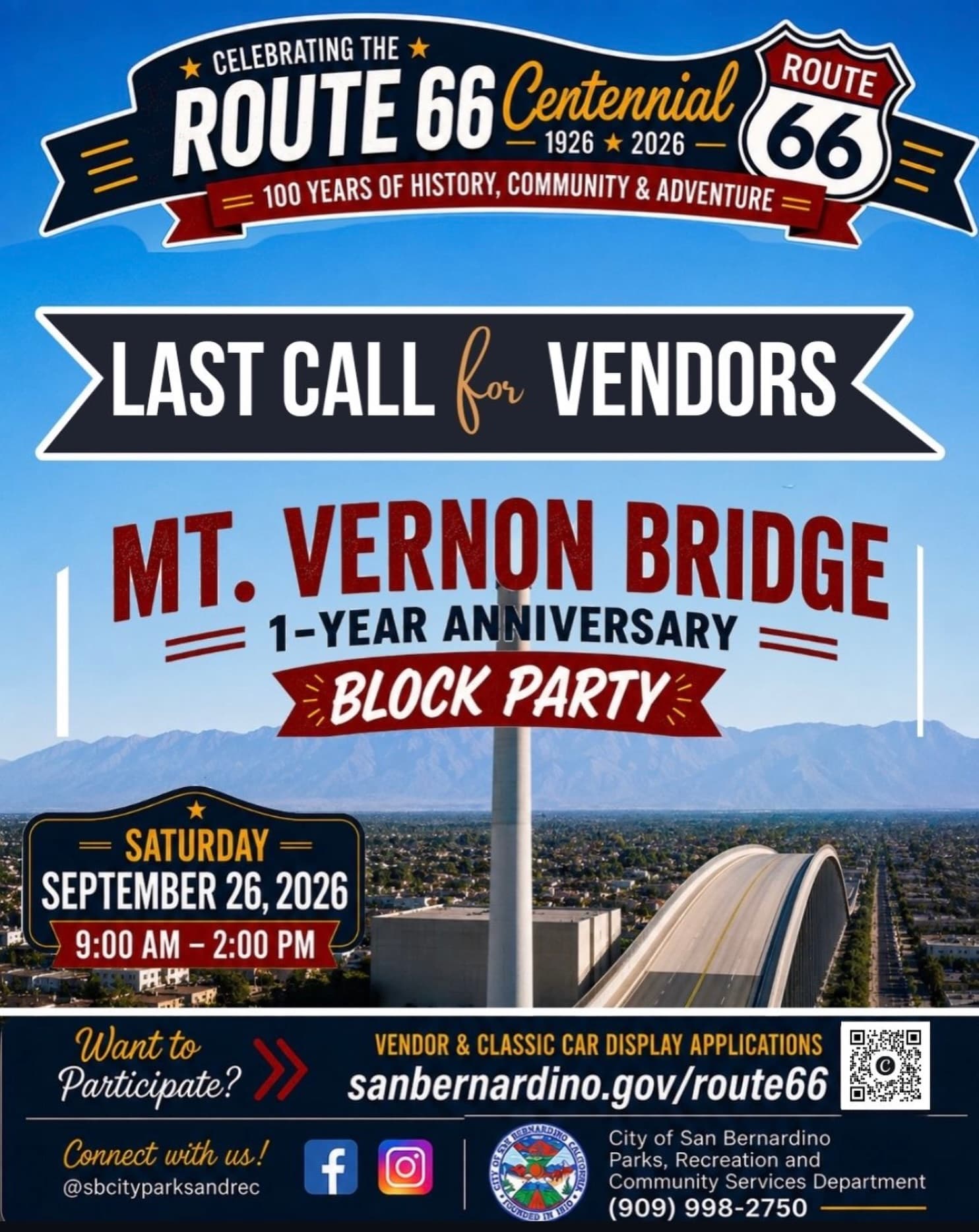 Mt. Vernon Bridge 1 Year Anniversary Block Party