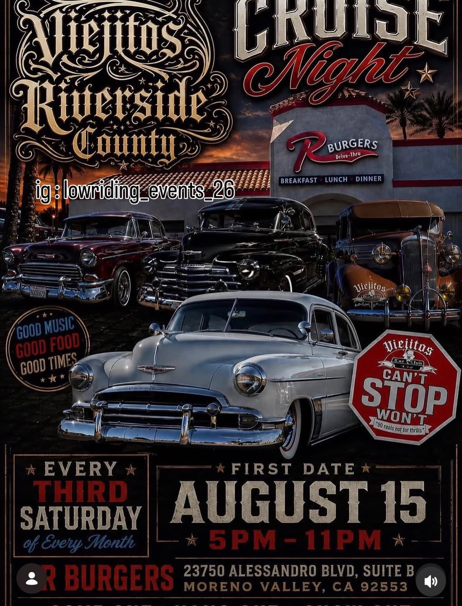 Viejitos Riverside County Cruise Night