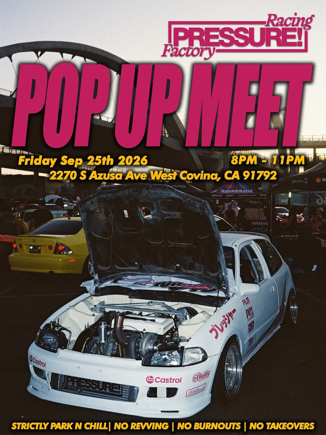 Pressure Racing Pop Up Meet