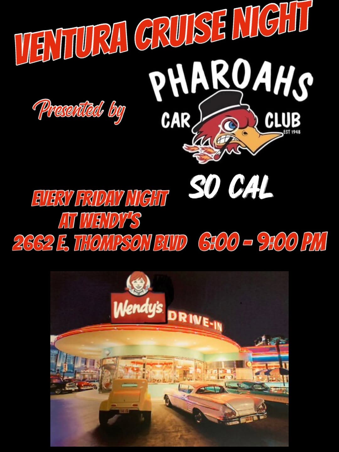 Pharoahs SoCal Friday Cruise Night