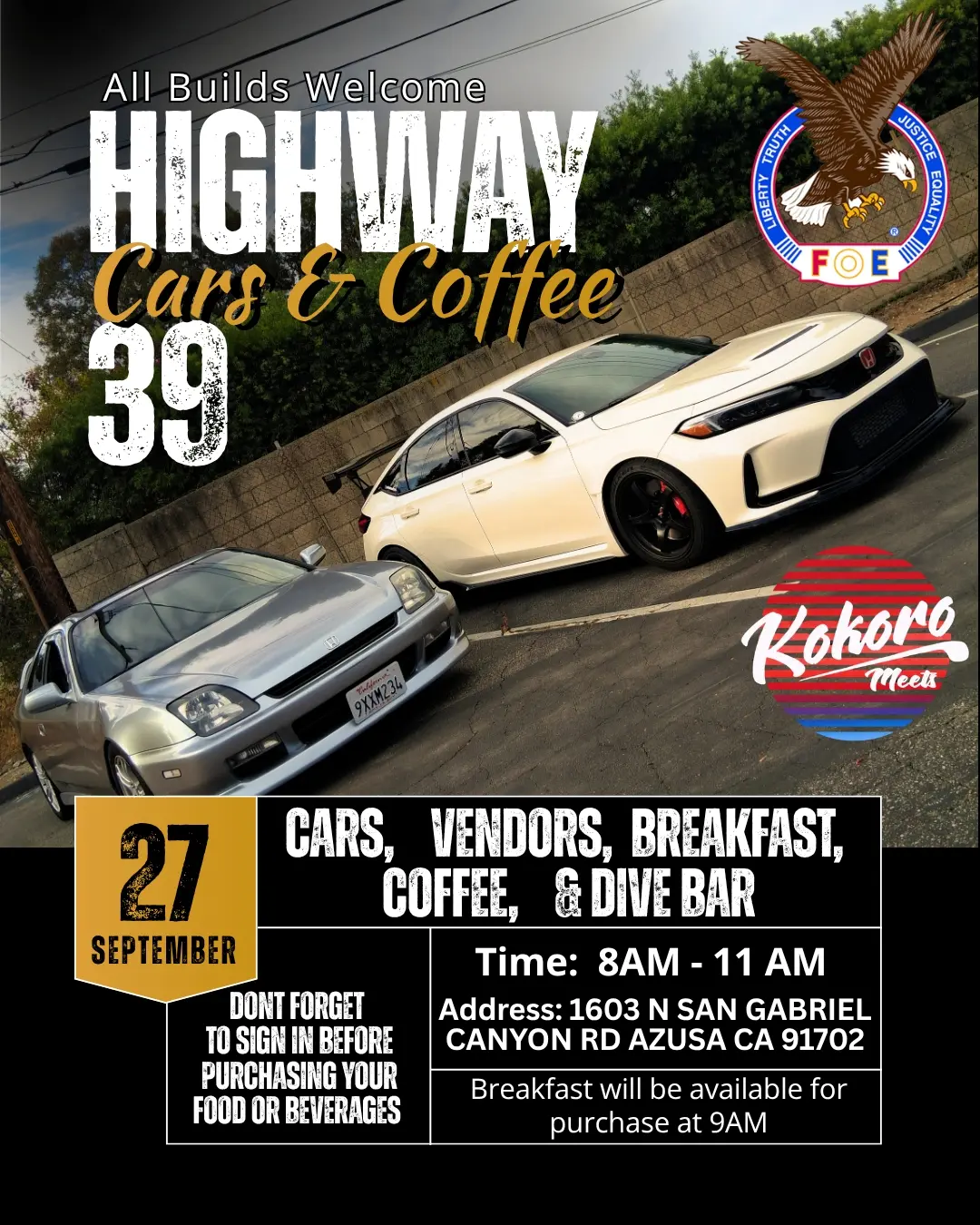 Highway 39 Cars & Coffee