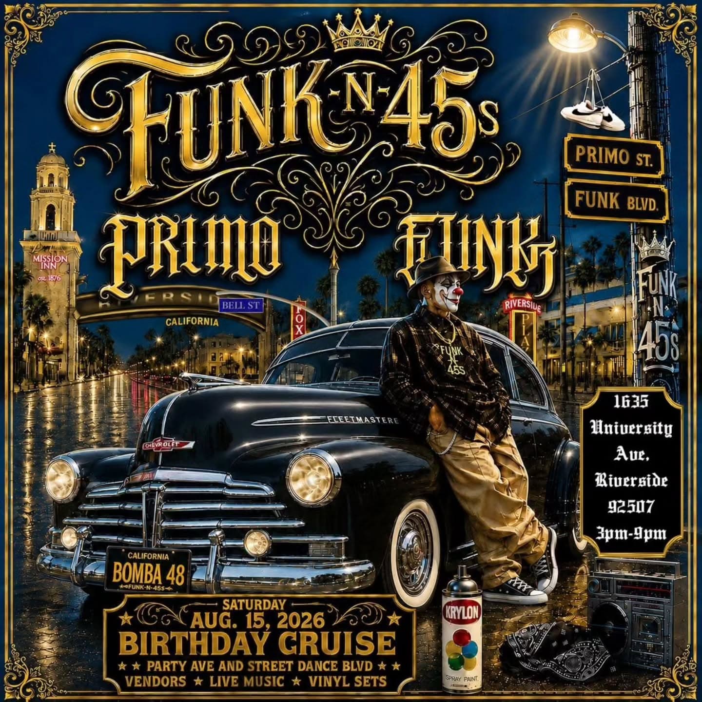 Funk-N-45s Primo Funk Birthday Cruise