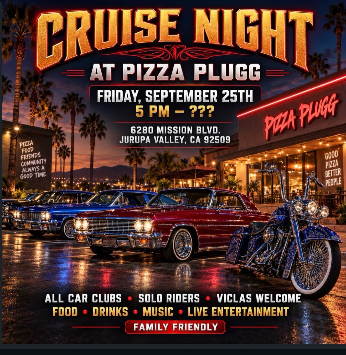 Cruise Night at Pizza Plugg