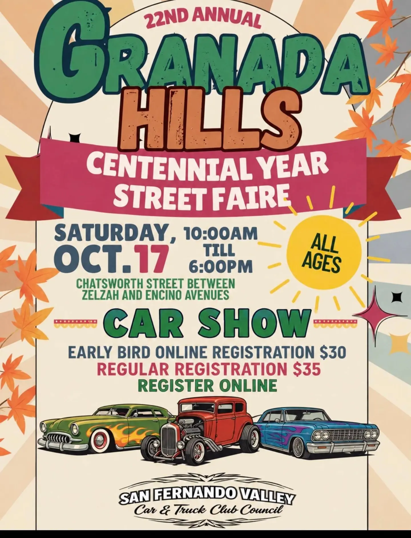 Granada Hills Street Faire Car Show