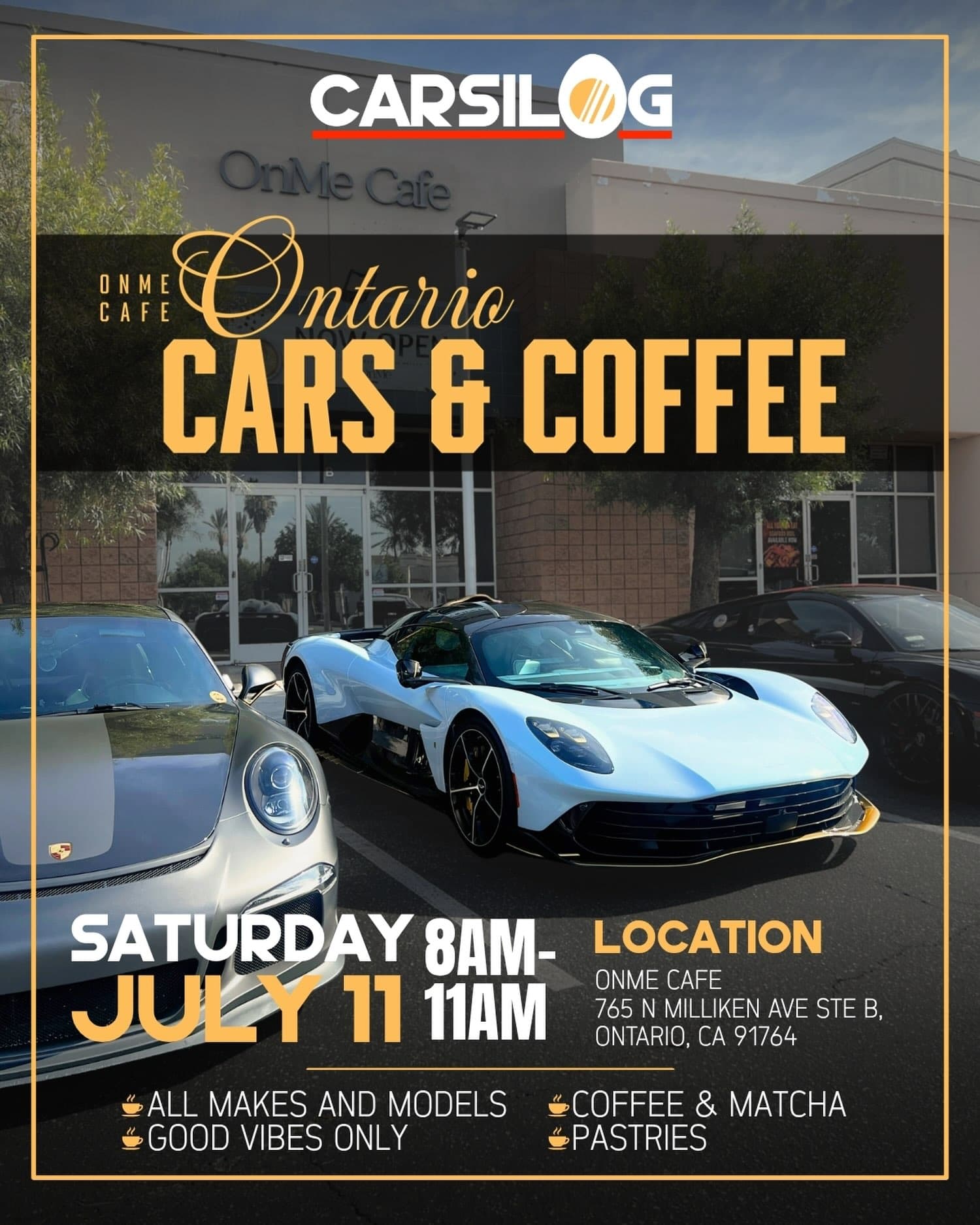 Cars & Coffee at OnMe Cafe