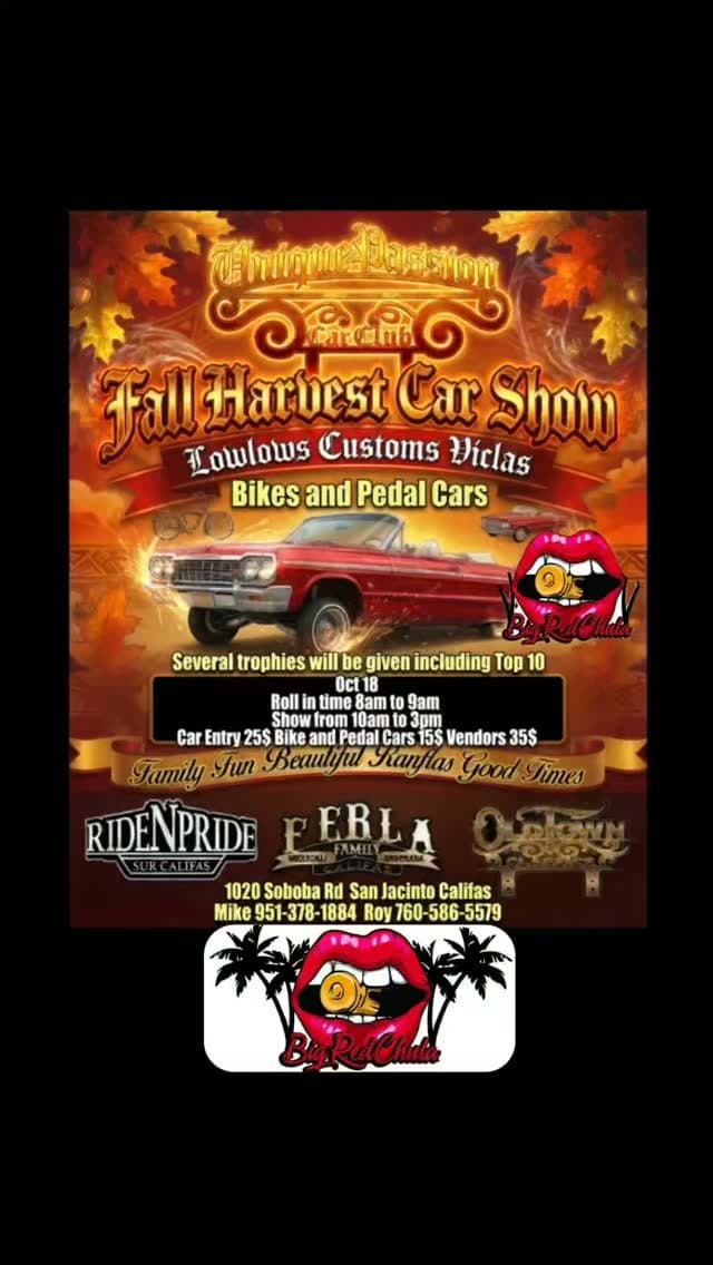 RideNPride Fall Harvest Car Show