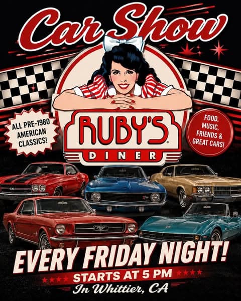 Classic Cruisers at Ruby’s Diner