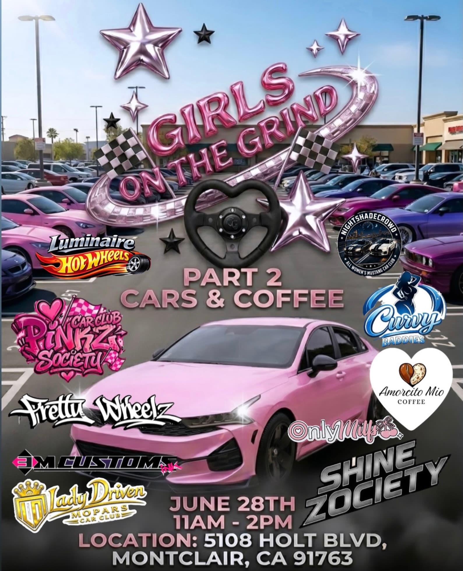 Girls on the Grind Part 2 Cars & Coffee