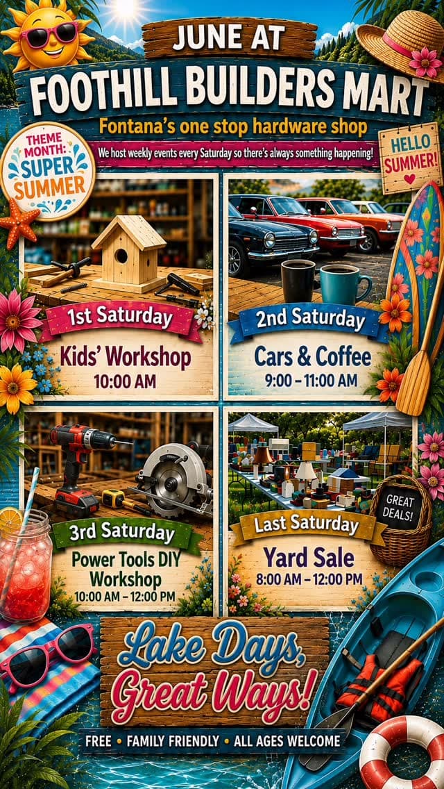 Cars & Coffee at Foothill Builders Mart
