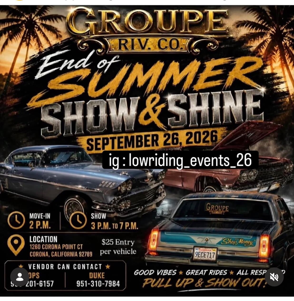 Groupe Riv. Co. End of Summer Show & Shine