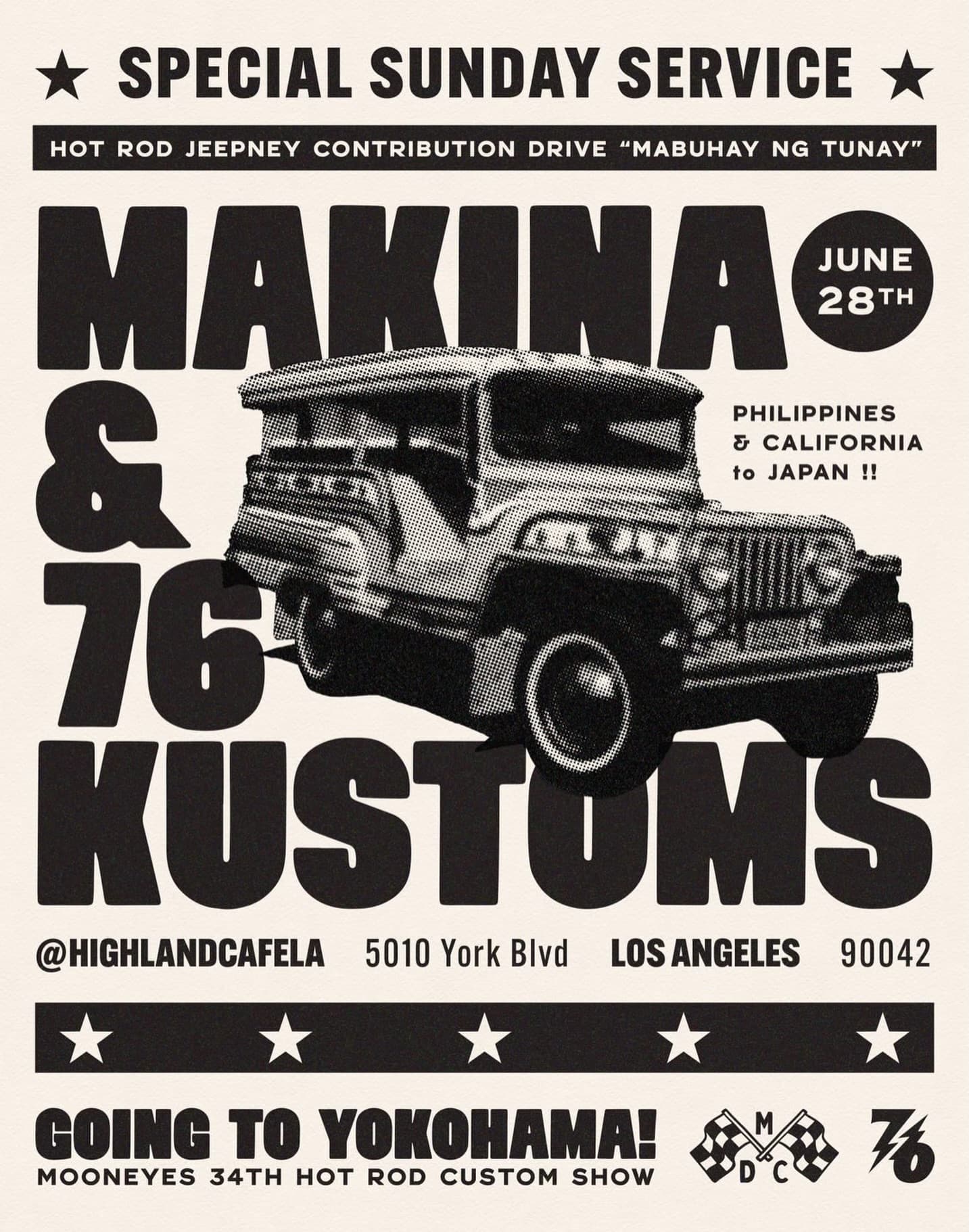 Special Sunday Service: Makina x 76 Kustoms