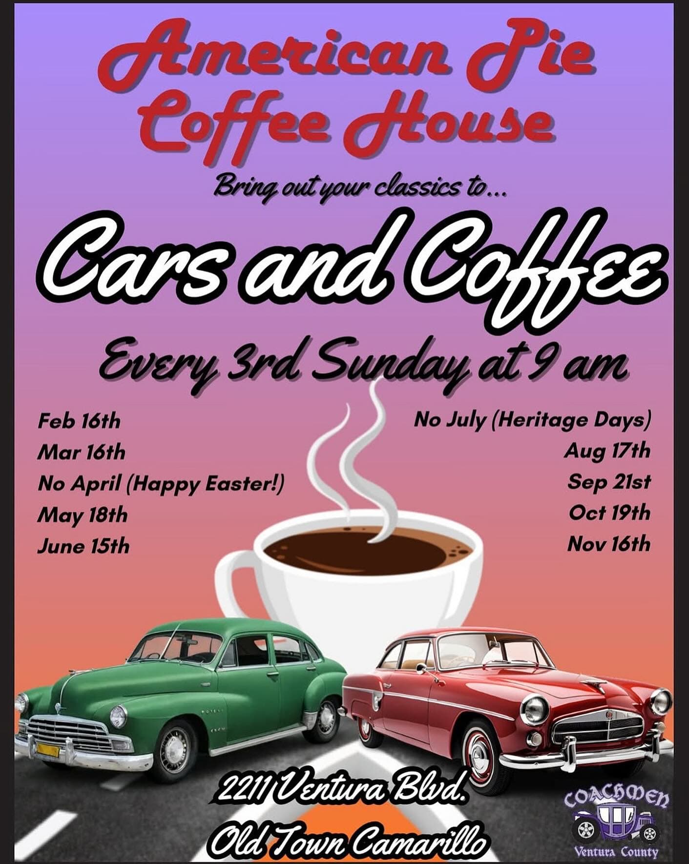 Cars & Coffee at American Pie