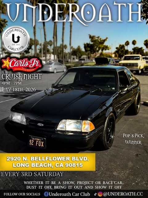 Underoath Car Club Cruise Night
