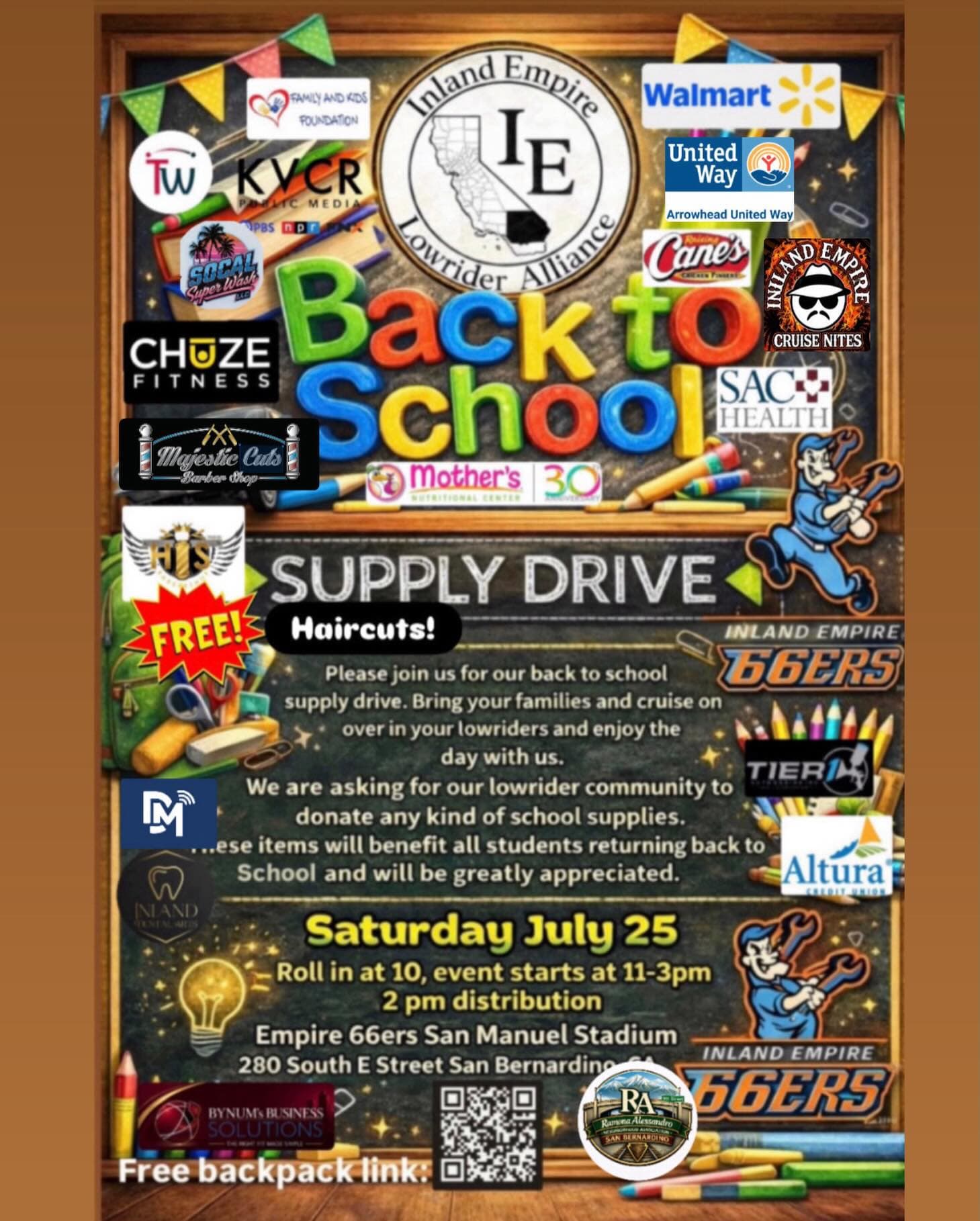 IELA 15th Annual Back to School Supply Drive & Giveaway