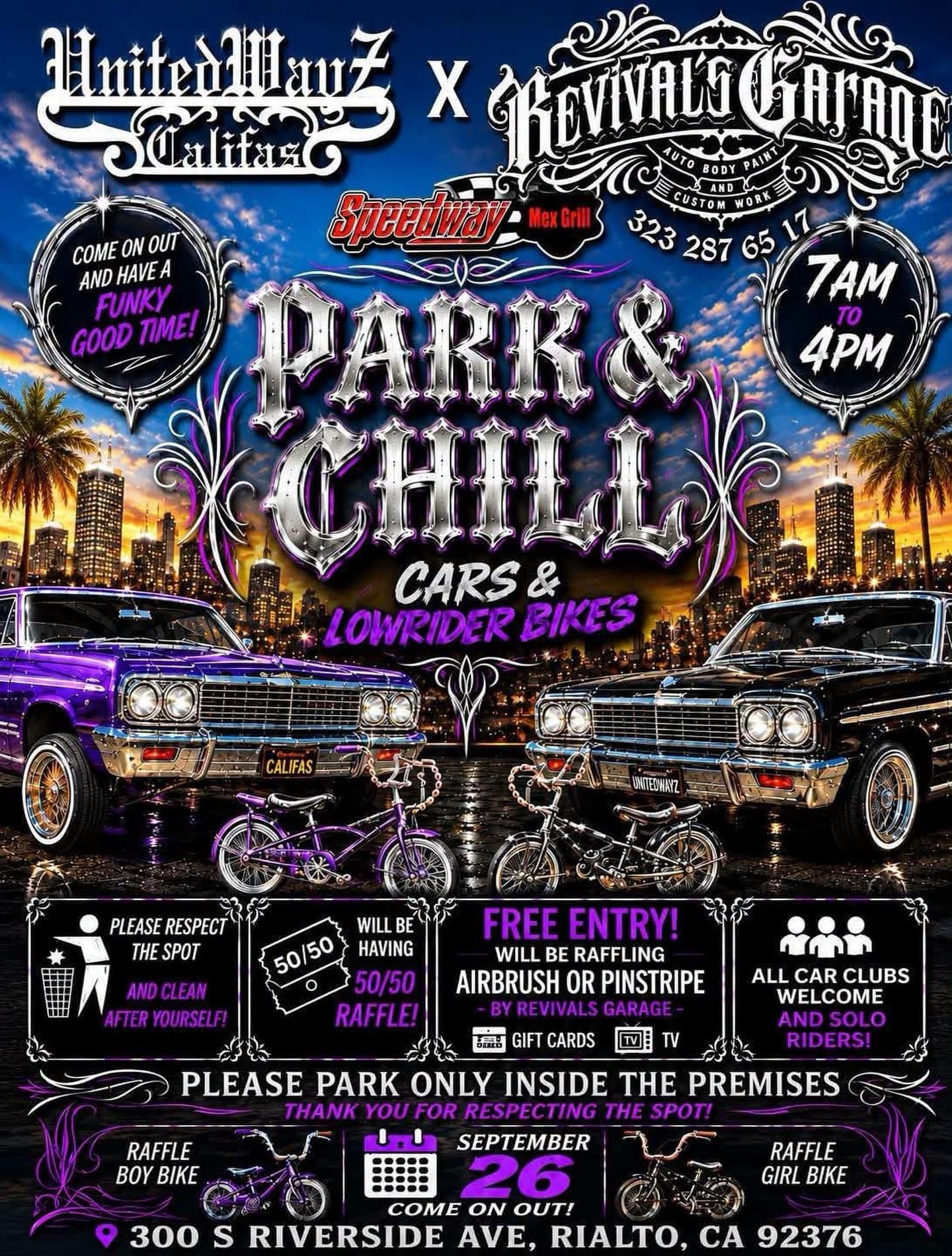 Park & Chill Cars & Lowrider Bikes