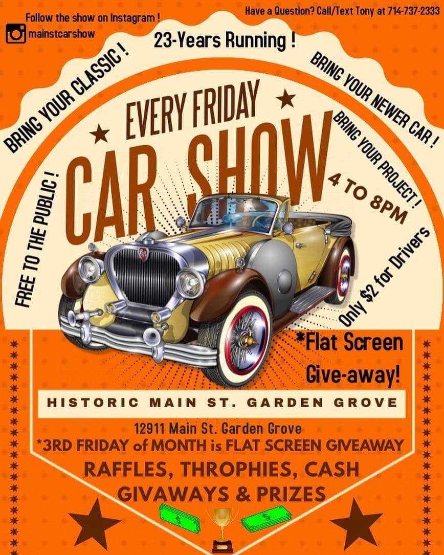Main Street Garden Grove Friday Night Car Show