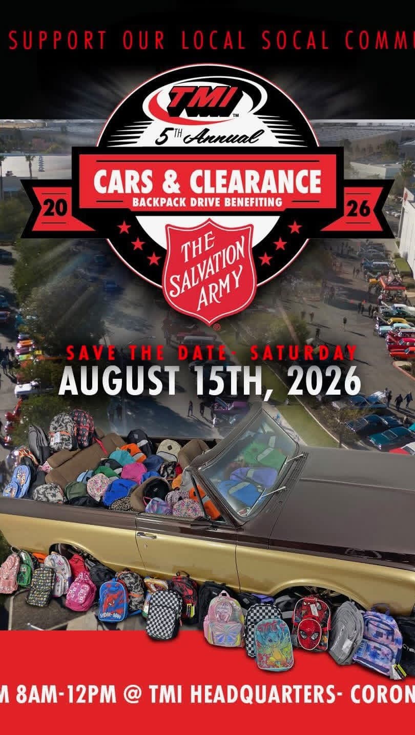 TMI Cars & Clearance Backpack Drive