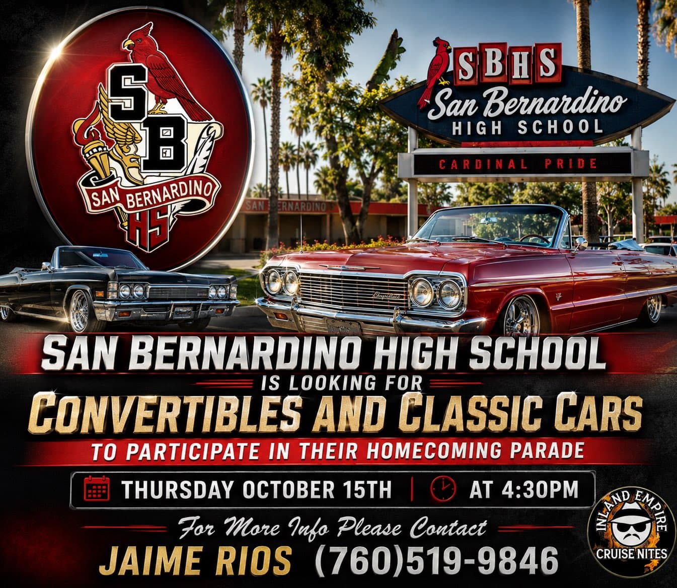 San Bernardino High School Homecoming Parade